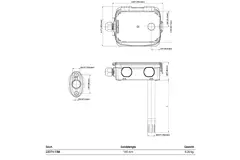 Belimo kanalgivare för luftfuktighet och temperatur - Modbus RTU - sond 140 mm - 22DTH-15M