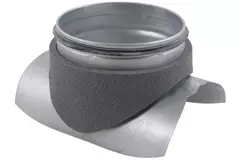 Thermoduct rund anslutning (nippel) 125 mm - 125 mm (90 grader)