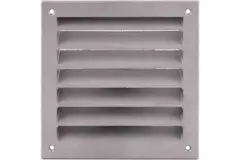 Ytterväggsgaller aluminium 150x150 mm - Aluminium