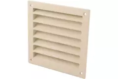 Ytterväggsgaller aluminium 150x150 mm - RAL 1015
