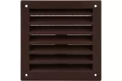 Ytterväggsgaller aluminium 150x150 mm - RAL 8016