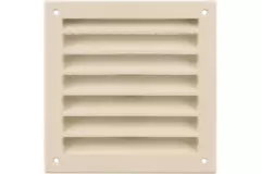 Ytterväggsgaller aluminium 150x150 mm - RAL 1015