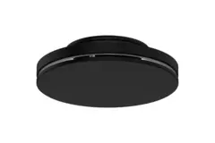 Takspridare i stål med runt utlopp - 160 mm - RAL 9005