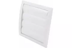 Lamellgaller för avlastning av ventilationsgaller 150x150 diameter: 100, vit  - ND10Z