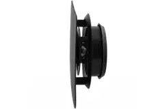 ClimaConnect Design-ventil, fyrkantig, Ø 125 mm – svart