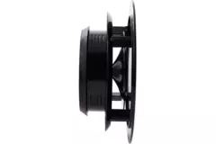 ClimaConnect Design-ventil, rund, Ø 125 mm – svart