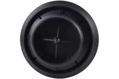 ClimaConnect Design-ventil, rund, Ø 125 mm – svart