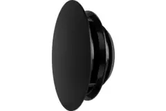 ClimaConnect Design-ventil, rund, Ø 125 mm – svart