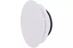 ClimaConnect Design-ventil, rund, Ø 125 mm – vit