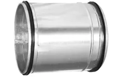 Spiro-SAFE förlängd skjutanslutning för spirorör Ø 80 mm (galvaniserad)