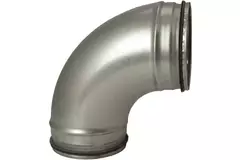 Rund spiralböj 90° Ø 125 mm till spiralrör