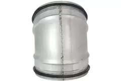 Kort och rund spiralböj 45° Ø 200 mm till spiralrör