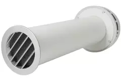 Isolerad fasadventil för naturlig ventilation Ø 100 mm SPK2-100