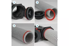 Heatpex Aria flexibelt ventilationsrör diameter 75 mm (50 meter)
