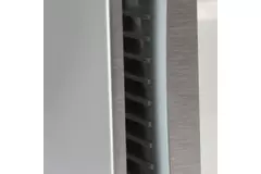 Badrumsfläkt Ø 150 mm i rostfritt stål - design T150i