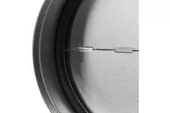Backspjäll med gummitätning Ø 125 mm