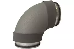 Thermoduct 13 mm böj diameter 160 mm 90 graden isolerad