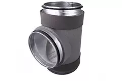Thermoduct isolerat T-stycke diameter 125 mm - 125 mm (90 grader)