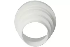 Ventilationsadapter i plast, universal för diameter 80 till 150 mm VA80