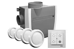 Vasco C400 Basic RF LE Package 400 m³/h + fuktsensor + RFT-styrning + 4 ventiler