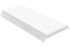 Vasco D60 ytterväggsgaller vitt RAL 9003