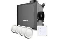 Vent-Axia Multihome AEC advance Package 368 m³/h Bluetooth + CO2-sensor + fuktsensor + RFT-styrbatteri + 4 ventiler - euro-kontakt