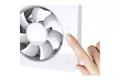 Badrumsfläkt Svensa PureAir med luktsensor 100-125 mm