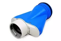 Vent-Axia Uniflexplus fläkt huvudfördelningslåda 6x Ø 90 mm med tapp Ø 125 mm