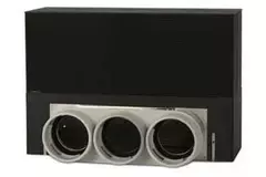 Vent-Axia Uniflexplus golvkollektor över 3 x Ø 69 inkl. 2 x Ø 69 mm tätningslock
