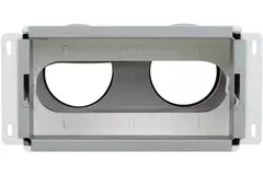 Vent -Axia Uniflexplus bakanslutning till väggkollektor 2x Ø 90 mm