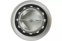 Zehnder Ventilation dräneringsventil metall 125 mm, vit  - STB 2-125