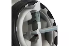 Zehnder Ventilation dräneringsventil metall 125 mm, vit  - STB 2-125