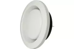 Zehnder Ventilation dräneringsventil metall 125 mm, vit  - STB 2-125