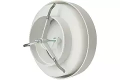 Tillförselventil plast 125 mm RAL 9003 med klämfjädrar och ren sektor – VST125