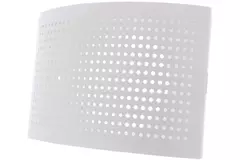 Tillförselventil för ventilation Ø 100 mm med perforerad kåpa för väggmontage – DTQA100