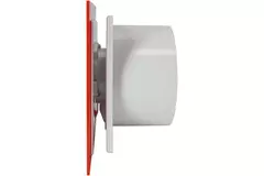 Air Roxy badrumsfläkt med anslutningsdiameter 125 mm med timer – plastpanel röd