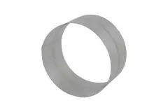 Anslutningshylsa till spiralformade beslag Ø 80 mm verz.) RAL7035