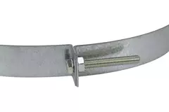Sendzimir galvaniserad golvkonsol Ø 315 mm (310-330)