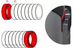 Anslutningsstycke för isolerat rör diameter 125 mm