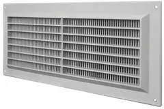 Rektangulärt ventilationsgaller med galler 130x300, grått - VR1330P