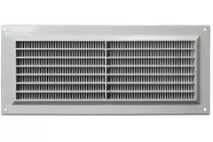 Rektangulärt ventilationsgaller med galler 130x300, grått - VR1330P