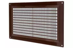 Rektangulärt ventilationsgaller med galler 250x170 mm bunt - VR2517B