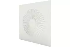 Fyrkantig virvelspridare 594x594 med fläktblad – diameter 500 mm