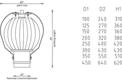 Vinddriven fläkt Penn 100 mm aluminium - 28m3/t