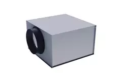 Oisolerad plenum till fyrkantiga virvelspridare 394x394 mm (WP100S)
