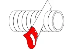 Isolerat ventilationsrör EPS 1 meter diameter 200 mm